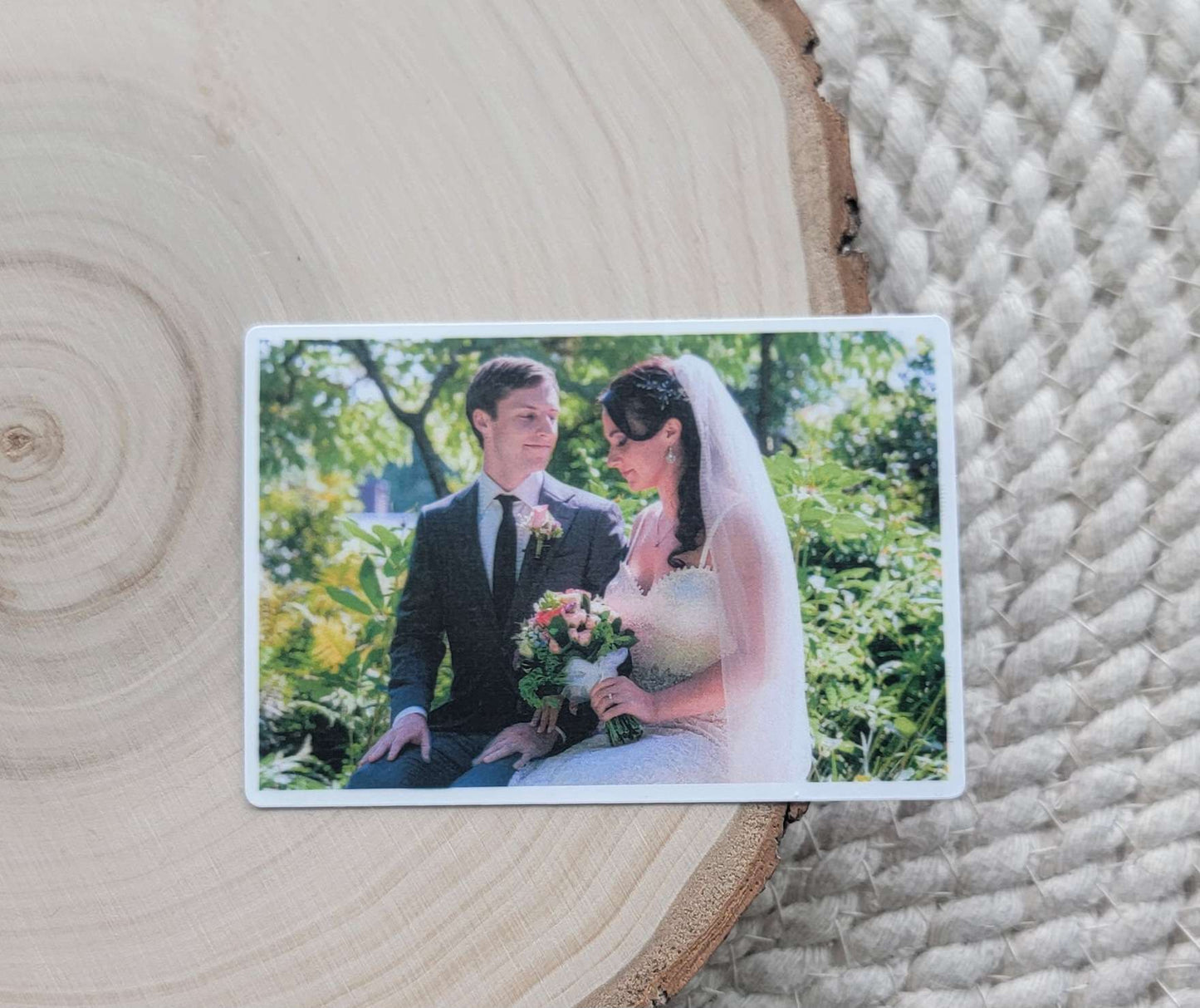 Custom Photo Portrait Sticker or Magnet