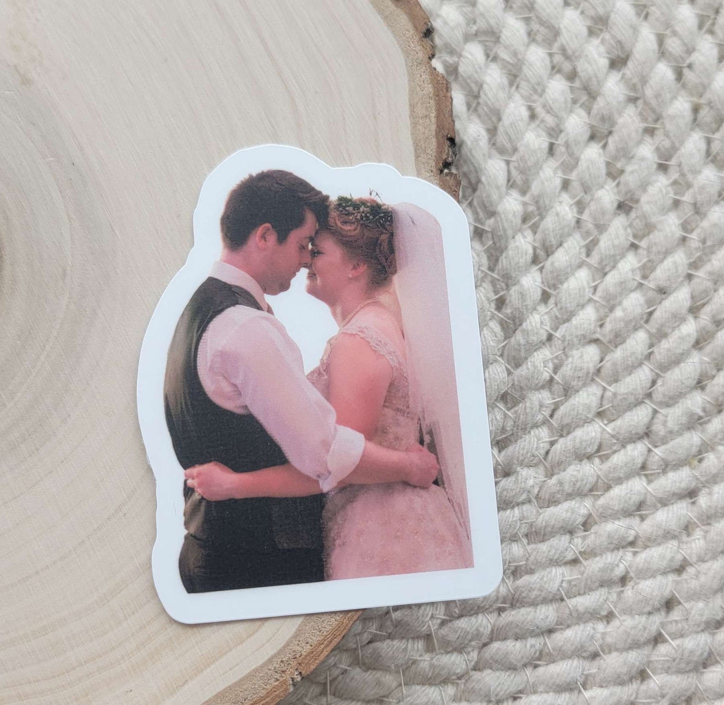 Custom Photo Portrait Sticker or Magnet