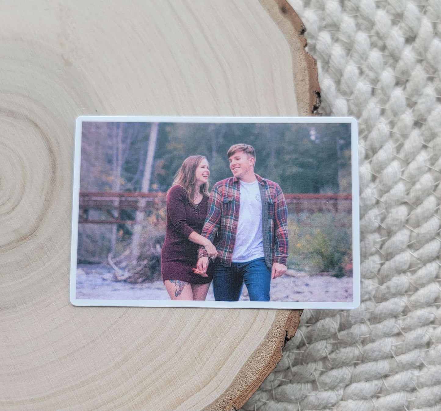 Custom Photo Portrait Sticker or Magnet