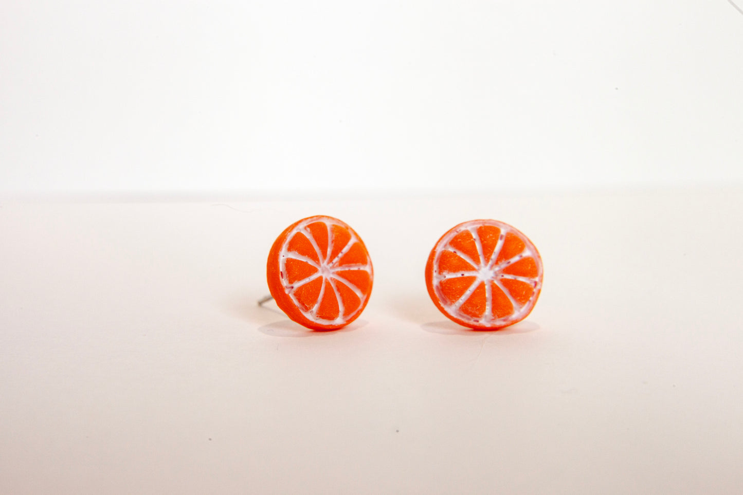 Orange Earring Studs
