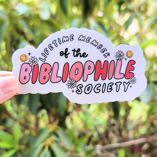Bibliophile Society Sticker