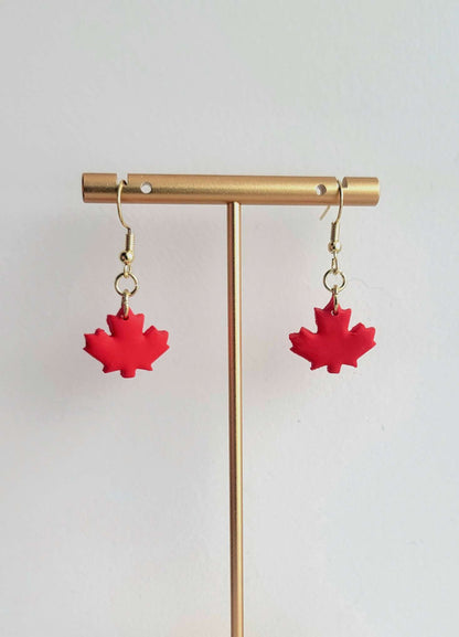 PRE-ORDER Maple Leaf pendant Earrings | Made in Canada