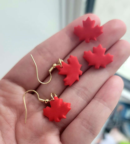 PRE-ORDER Maple Leaf pendant Earrings | Made in Canada