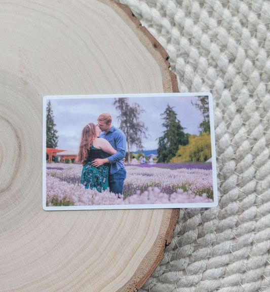 Custom Photo Portrait Sticker or Magnet