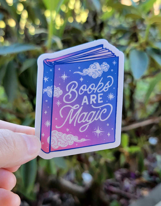 Books Are Magic Sticker